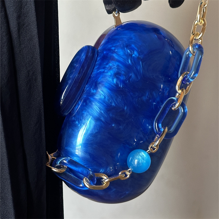 Women Bags On Sale - Luxury fashion Klein blue marble pattern